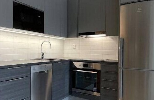 Espoo Condo | Modern One-Bedroom Apartment Steps from Matinküli Amenities