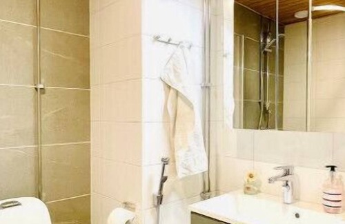 Espoo Condo | Modern One-Bedroom Apartment Steps from Matinküli Amenities
