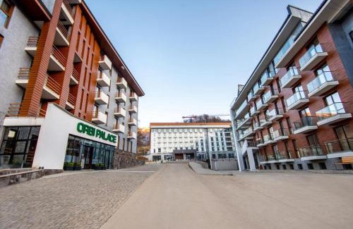Bakuriani Apartment | Modern Suite Steps from Gondola Ski Lift with Pool & Spa