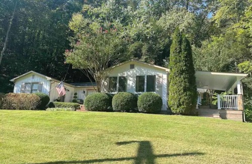 Meadows Of Dan Cottage | Idyllic Mountain Retreat with Spa & Hot Tub in Kibler Valley