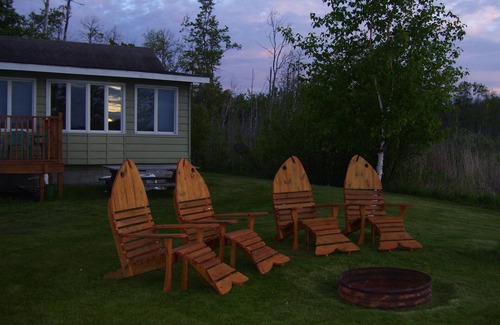 Levering Cabin | Escape to a Northern Michigan Hideaway with Lake Views