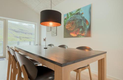 Faroe Islands Villa | Elegant Boathouse Retreat in a Secluded Fjord - 4 Star Stay