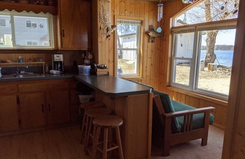 Kalkaska Cottage | Idyllic Lakefront Cottage with Ocean View and Family Amenities