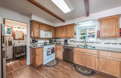 Bass Lake Cabin | Idyllic Lake Retreat with Private Dock & Amazing Views