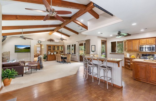 Three Rivers House | Riverfront Oasis: Pet-Friendly Compound with Pool & Spa