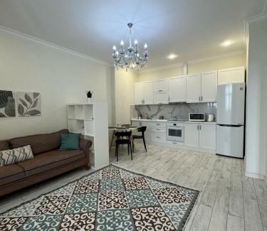 Karagandy Apartment | Guest Rated: A-Six Apartment with Pool & Child-Friendly Amenities