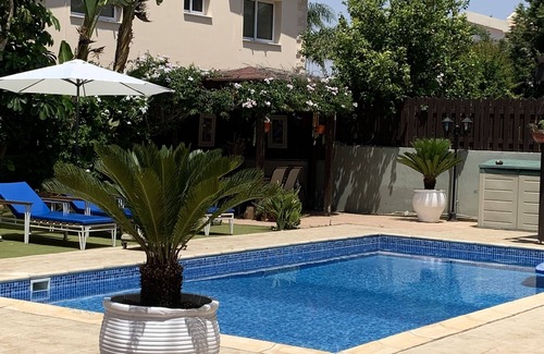 Ayia Thekla Villa | Dreamy Beach Villa with Private Pool & Scenic Gardens