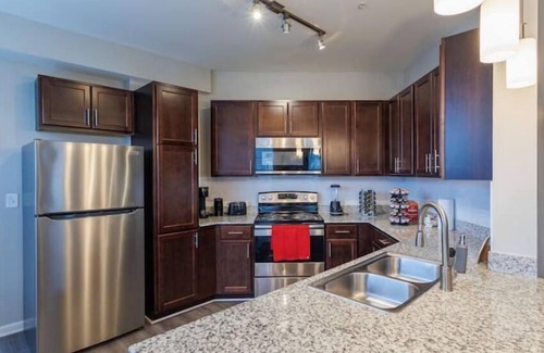 Zionsville Apartment | Ideal 3-Bedroom Retreat in Zionsville with Pool & Spa