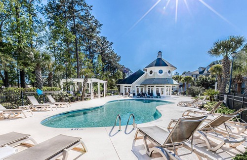Carolina Forest Apartment | Relax at A Wave From It All - Steps to the Beach