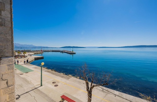 Kastel Novi Apartment | Seafront Apartment with Terrace and Family-Friendly Amenities