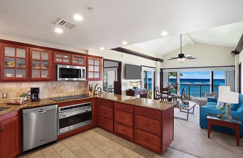 Wailua Condo | Exclusive Waipouli Beach Resort A402 - Oceanfront Suite Awaits