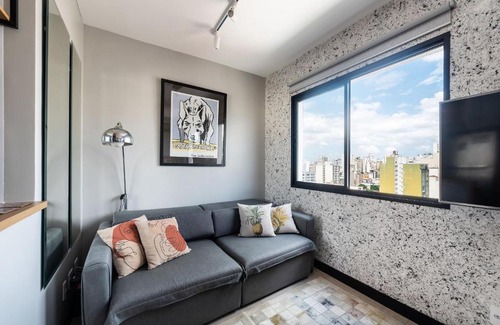 Bela Vista Apartment | Modern AA12 Studio in Bixiga: Guest Rated 10/10