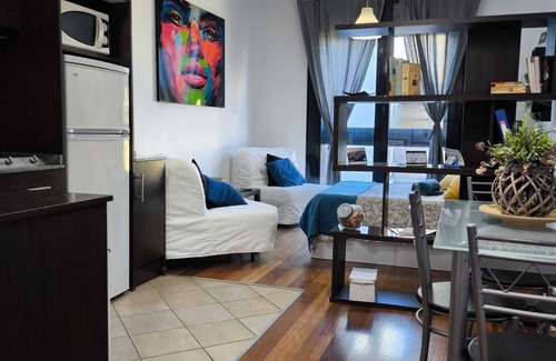 Alicante City Centre Apartment | Oceanfront ABAD STUDIO with Santa Barbara Castle Views
