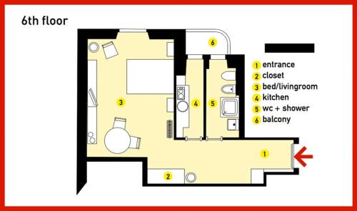 San Vittore Apartment | Experience Comfort at Abchouse Sant'Agostino: 9.1/10 Rating