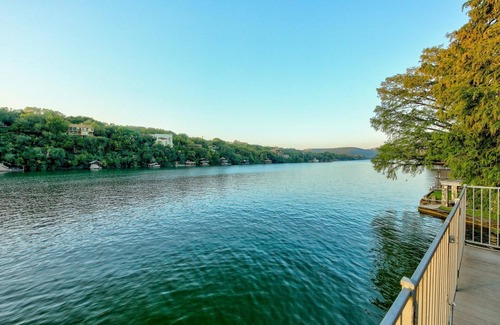 Austin House | Experience Above Emerald: Lakefront Retreat with Spa & Dock