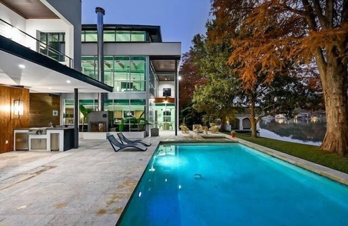Austin House | Experience Above Emerald: Lakefront Retreat with Spa & Dock