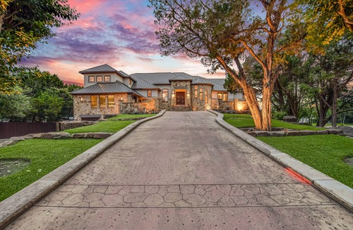 Lower Basin Lake Travis House | Relaxing Retreat at Above Sunset Point with Pool & Spa