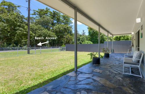 Cooya Beach House | Oceanfront Family Retreat with Pool at Cooya Beach