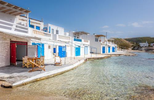 Milos Apartment | Oceanfront Retreat: Achinos By The Sea Milos, Rated 9.8