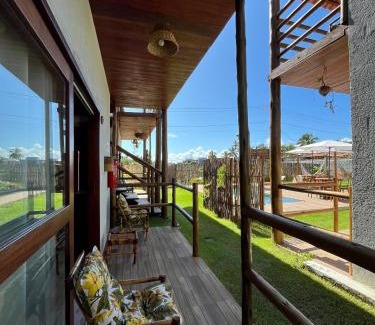 Porto da Rua Apartment | Relax at Jangadas do Toque Milagres Flat with Oceanfront Views