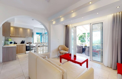 Elia Apartment | Elegant Acrotel Athena Villa: Ocean View & Spa Retreat