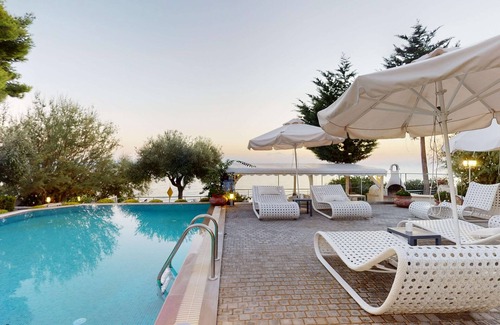 Elia Apartment | Elegant Acrotel Athena Villa: Ocean View & Spa Retreat