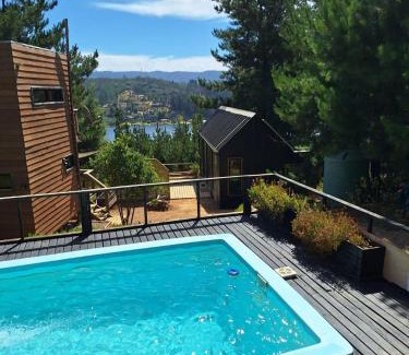 Vichuquen House | Charming Acuarela Minicasa with Pool at Lago Vichuquen