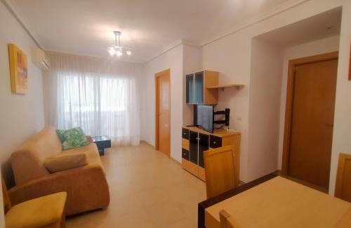 Marina d'Or Apartment | ACV - Valparaiso: Ideal Stay with Pool & Pet-Friendly Perks