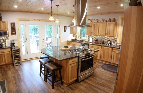 Old Forge House | Waterfront Retreat: 6 BR with Tennis & Dock, Rated 9.8