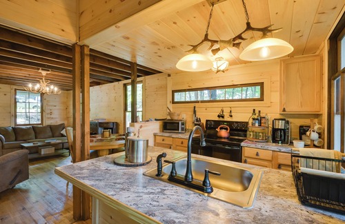 Forestport Cabin | Cozy Adirondacks Cabin with Spa on Beautiful Otter Lake