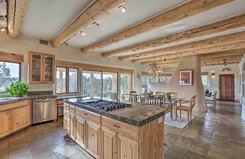 Redmond House | Inviting Adobe Home with River & Mountain Views and Hot Tub