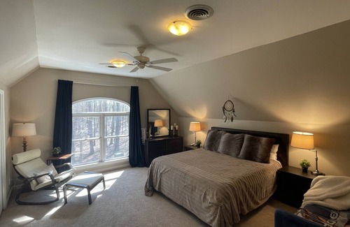 Bumpass House | Experience Adventure at a River Oasis with Hot Tub & Trails