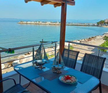 Skala Kallirachis House | Beautiful Aegean Balcony: Oceanfront Retreat with 10/10 Rating