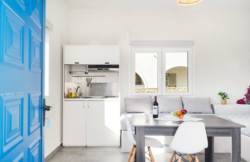 Perissa Apartment | Beachside Aegean Blue Santorini Perissa II with Ocean Views