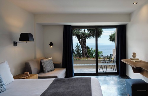Dafnata Resort | Relax at Aeolos Beach Resort with Ocean Views & Spa