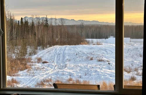 Big Lake Cabin | Aero View Cabin 2 with Mountain & Airport Views