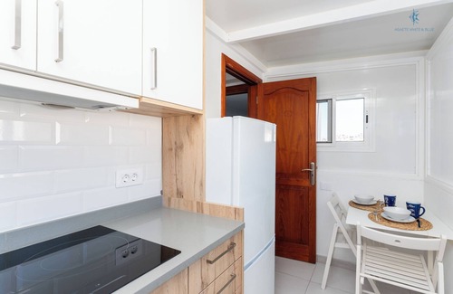 Puerto de las Nieves Apartment | Agaete White&blue Rooftop: Beachfront with Scenic Views