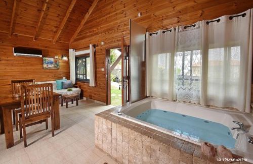 Livnim Cabin | Agama: Relaxing Oceanfront Escape with Spa & Pool Access