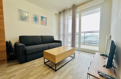 Sarcelles Apartment | Cozy 2-Bedroom Retreat with Balcony & Parking