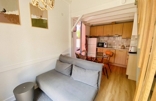 Biscarrosse Plage Apartment | Inviting Pavilion for 4-6 Guests Near the Beach with Ocean View