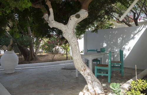 Aliki Apartment | Experience Agrikia Apartments: Garden Oasis near Beaches