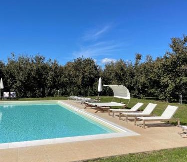 Vignanello House | Scenic Agriturismo Terre di Nelio with Pool & Ocean Views