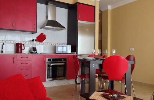 El Cotillo Apartment | Aguarii Cotillo: 50mt beach, sea views, wifi, swimming pool, private terrace, solarium