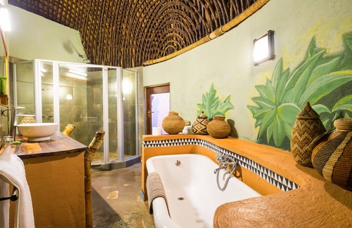 Lanseria Cabin | Experience Culture at aha Lesedi Cultural Village with Spa & Dining