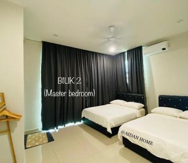 Kampung Seberang Takir House | Modern AIDAN HOME 2: Private Pool & Beach Access Awaits