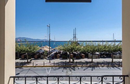 Kalamata Apartment | Aigli Seafront Loft: Bespoke Design with Breakfast Included