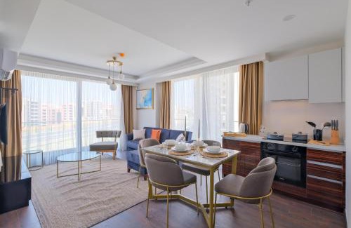 Basaksehir Apartment | Relax at Air Başakşehir Residence with Pool & Spa Amenities