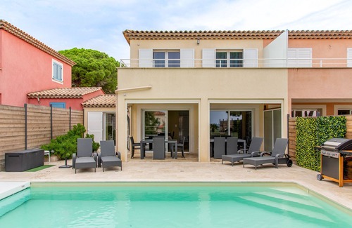 Plage de la Garonnette House | Beachfront Oasis with Private Heated Pool and Ocean Views