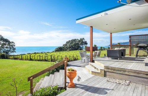 Te Kaha House | Seaside Escape at Airi Kainga with Private Beach & Ocean Views