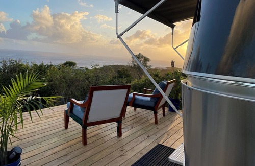 Estate Bolongo House | Experience Airstream Glamping with Ocean Views in Paradise